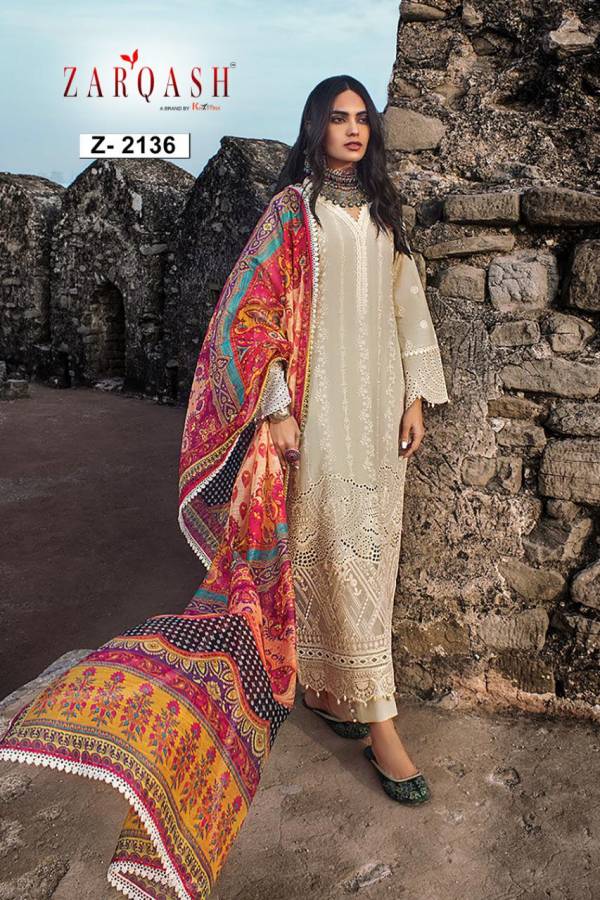 Zarqash Zainab Chikankari 22 New Designer Fancy Wear Heavy Embroidery Pakistani Suits Collection